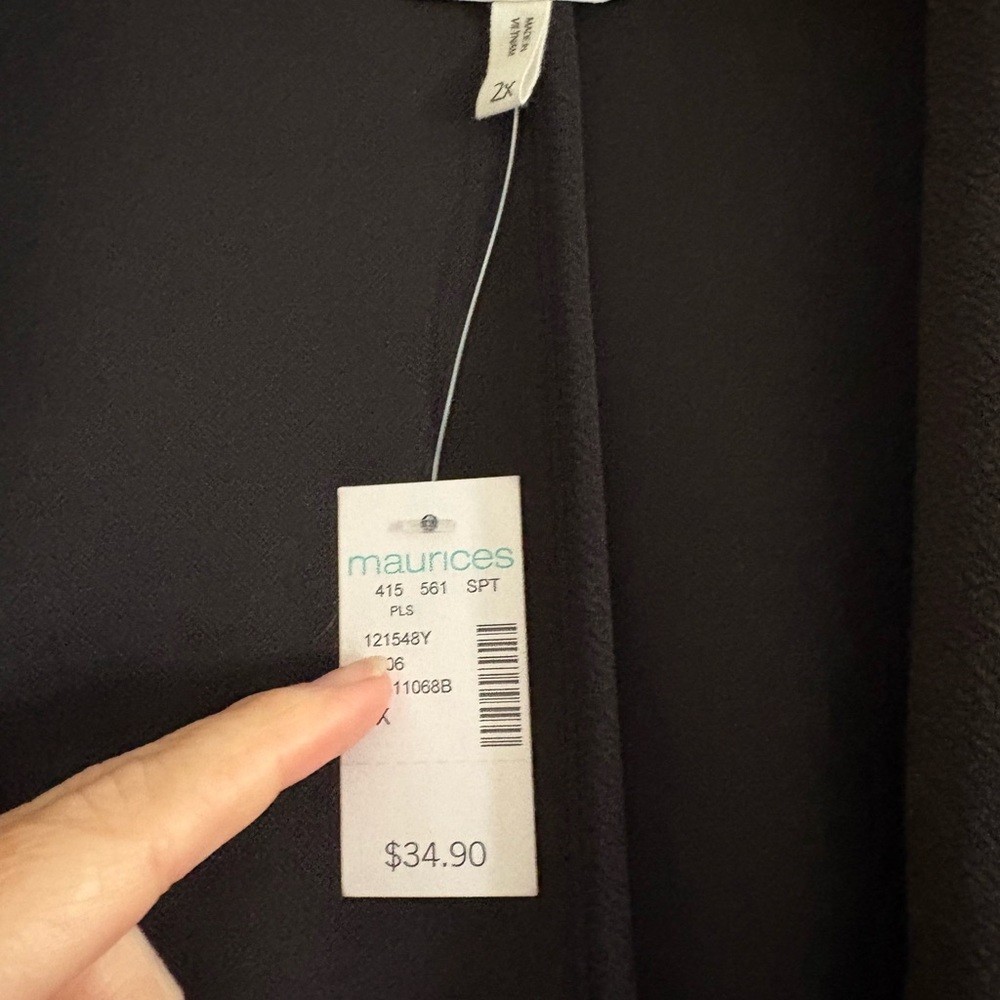 Maurices Black Women's Blazer - Picture 3 of 4